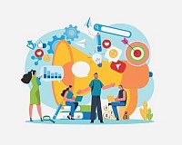 Collaboration et stratégie digitale pour vos projets.”